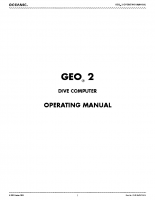 GEO 2 Manual GEO 2 Manual