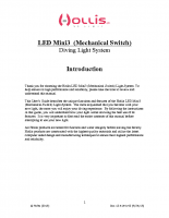 LED Mini3M Light Manual English