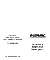 Regulator Mouthpiece Regulator Mouthpiece